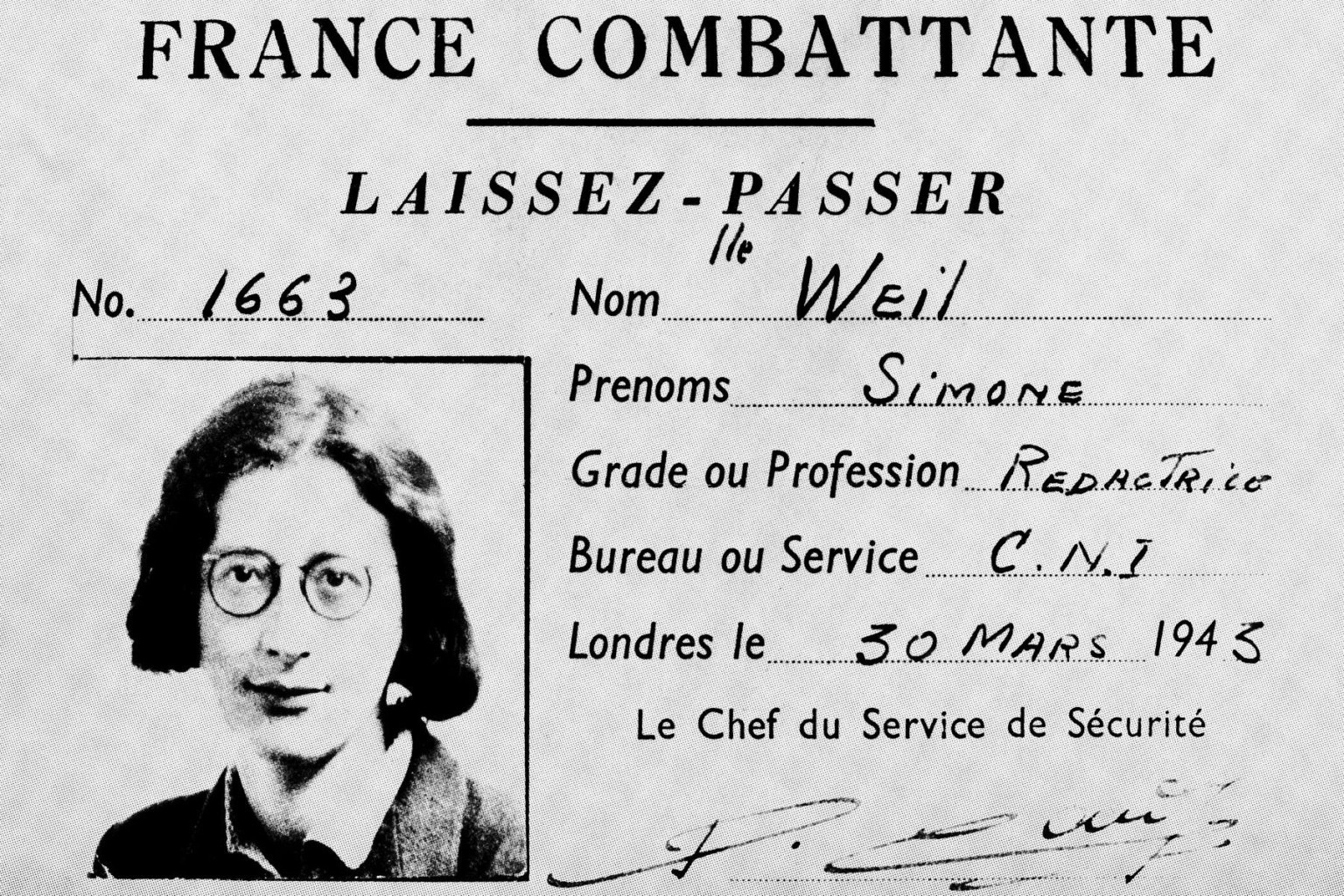 Charles Martin La Folie De La Guerre Quand Simone Weil vivait à Londres - Tocqueville21